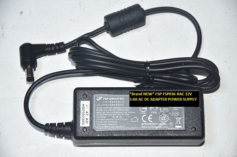 *Brand NEW* FSP FSP036-RAC 12V 3.0A AC DC ADAPTER POWER SUPPLY